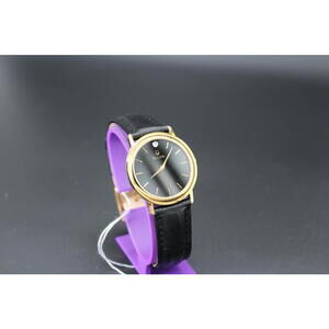 Bulova 1979 Black Dial Diamond Accent Dress Watch – Gold Tone – Quartz